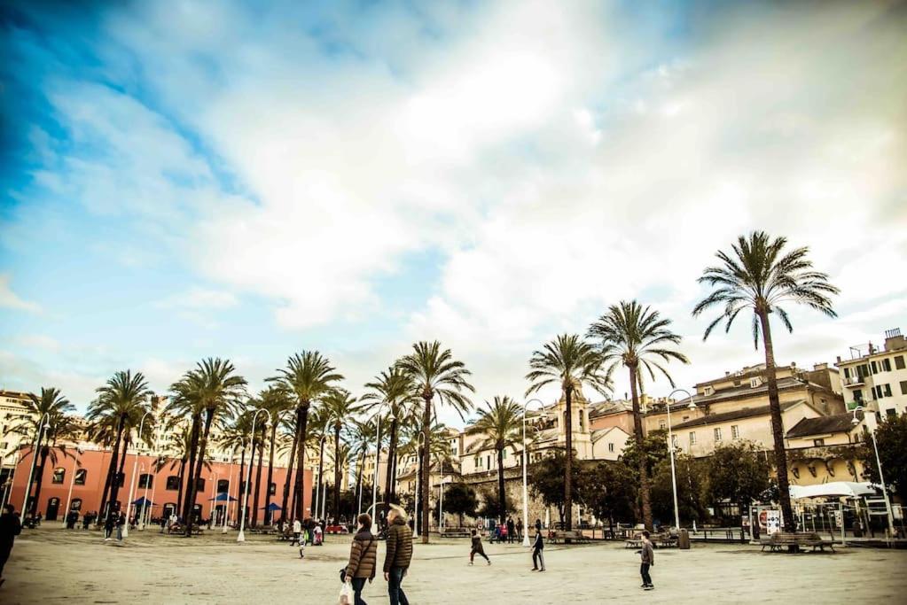 Apartamento La Finestra Sul Cielo Del Porto Antico Di Genova Exterior foto